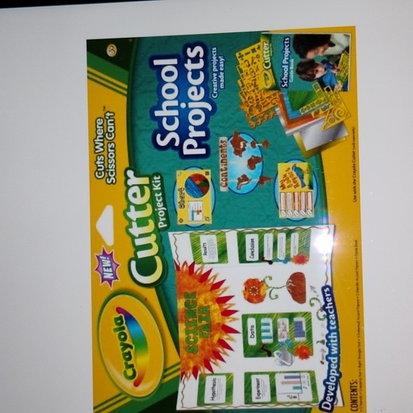 🐾 Crayola School Projects  Cutter Projects Kit NIP - Picture 3 of 16
